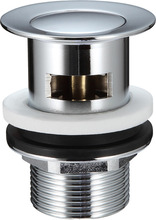 Bundventil pop-up prop 1 1/4" krom